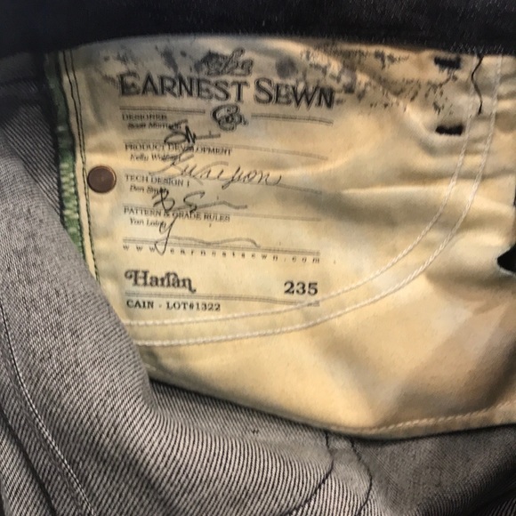 The Ernest Sewn Co. Straight Leg Jeans - Picture 5 of 7